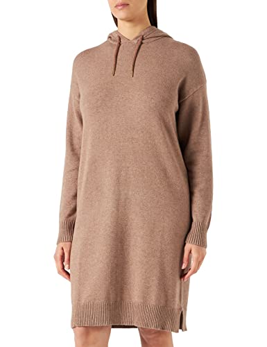 Vila Damska bluza z kapturem VIRIL L/S Knit sukienka/sukienka LD, przenośna/szczegóły: melanż, M