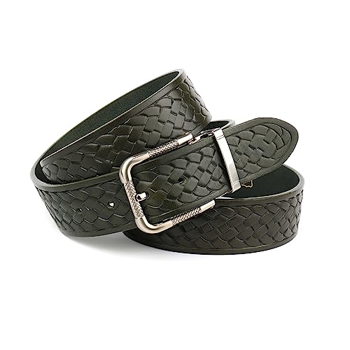 Anthoni Crown Unisex pasek damski, ciemnozielony, 90, ciemnozielony, 90