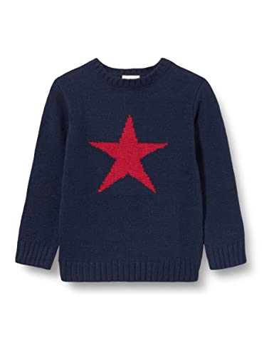 Gocco Koszulka dziewczęca Intarsia Estellla sweter sweter, Marino, 3 lat