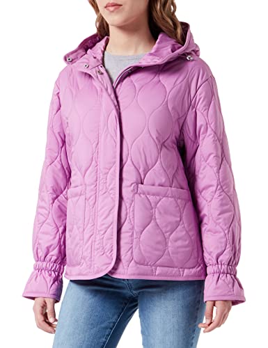 Geox Kurtka damska W ERAKLIA Jacket, African Violet, 52, Afrykański fiolet, 52