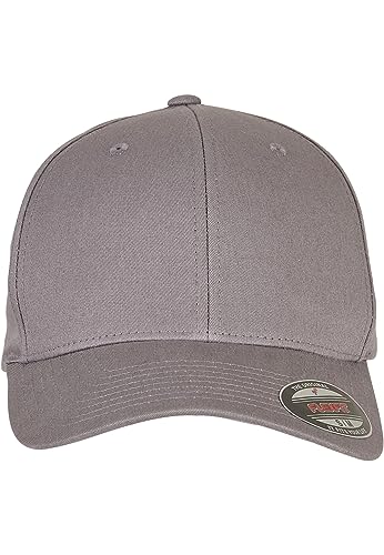 Flexfit Cotton Twill Cap Unisex czapka szara Basics, Casual Wear, Streetwear, szary, L