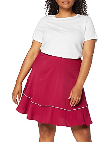 Tommy Hilfiger Spódnica damska Fenya, Fioletowy (buraczany czerwony 840), 16 (Manufacturer size: 12)