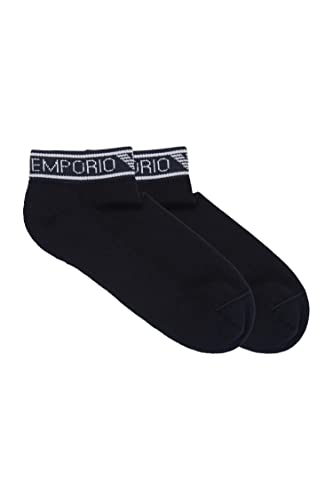 Emporio Armani Opakowanie 2 Skarpetki damskie, Granatowy, rozmiar uniwersalny