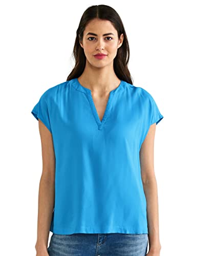 Street One Damska bluzka z krótkim rękawem, niebieski (splash blue), 42