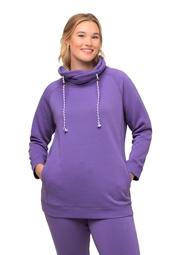 Ulla Popken Bluza damska, liliowy, 50-52 duże rozmiary
