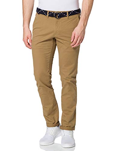 Teddy Smith Spodnie męskie Pallas Chino Drill, Br?zowe drewno, 33W