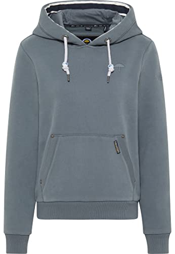 Schmuddelwedda Damska bluza z kapturem 34613496, niebieski/szary, L