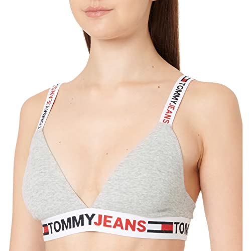 Tommy Hilfiger Damskie trójkątne biustonosze bez podszewki, jasnoszary wrzosowy, XS, jasnoszary wrzos, XS