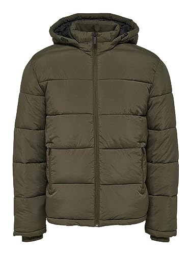 SELETED HOMME SLHCOOPER Puffer JKT NOOS męska kurtka pikowana, Forest Night, M, FOREST NIGHT, M