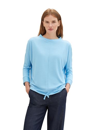 TOM TAILOR T-shirt damski, 15592 – Clear Light Blue, L