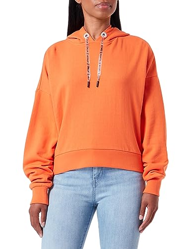 libbi Damska bluza z kapturem 23930094, pomarańczowa, XL, pomarańczowy, XL