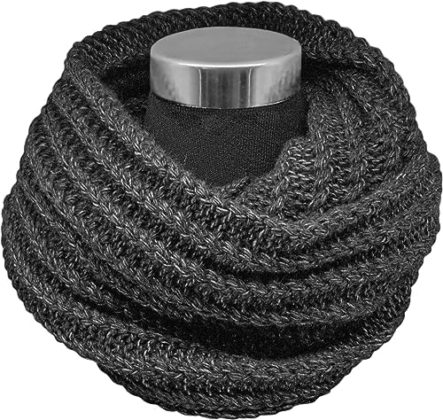 CHILLOUTS Gloria Scarf szal damski, ciemnoszary, 120x40 cm