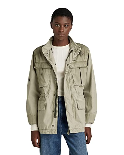 G-STAR RAW Damska koszulka Field Overshirt Jacket, Zielony (Shamrock Vintage Gd 9740-d187), S
