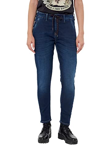 KAPORAL Jeansy damskie/joggjeans model VIWIX-kolor Ex noszone indygo rozmiar XL, exwoin, L