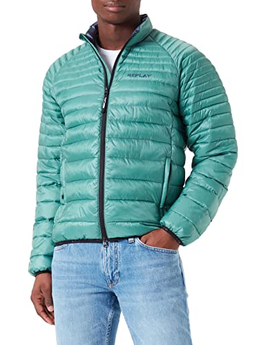 Replay Męska kurtka nylonowa, Rifle Green 032, M