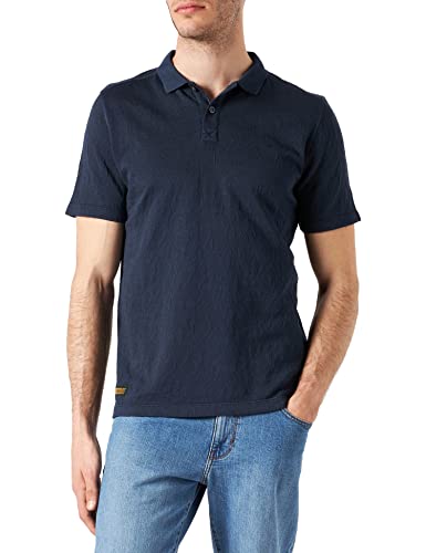 camel active Męska koszulka polo, niebieski (Night Blue), S