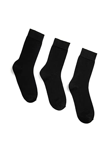 Koton Men Multi Basic Long Socks Set, czarny (999)
