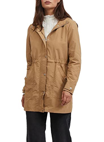 Vila Vibimi Parka Jacket-Noos Anorak damska kurtka, Tigers Eye, XS