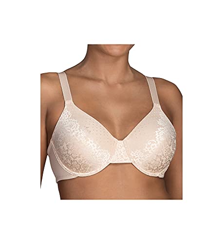 Vanity Fair Biustonosz Minimizer damski, Damaszek neutralna koronka, 90F