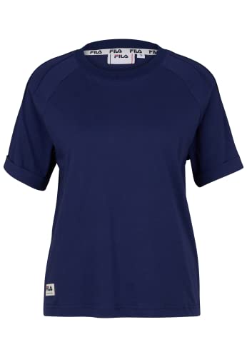 Fila Damska koszulka Tomar Pintuck, Średniowieczny niebieski, XL