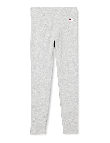 FILA Dziewczęce legginsy Svelvik Classic Logo, jasnoszary melanżowy, 146/152 cm