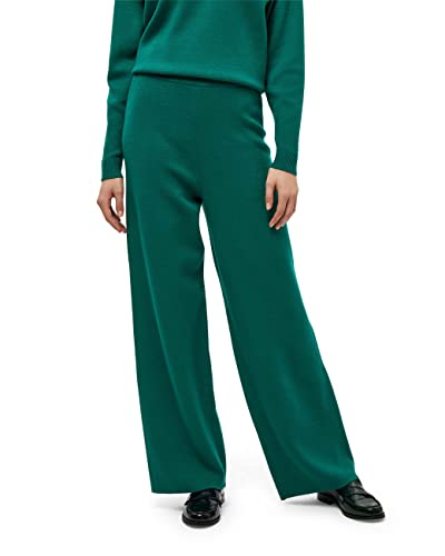 Peppercorn Damskie spodnie Rosalia, Zielony kadm, M