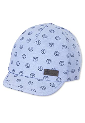 Sterntaler Unisex dziecięca czapka z daszkiem kotwica czapka dziecięca, błękitny, 47