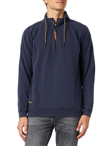 camel active sweter męski, niebieski (Night Blue), M