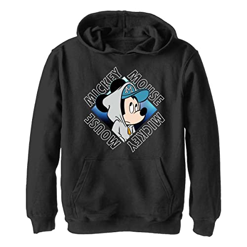 Disney Chłopięca bluza z kapturem Mickey, Czarny, XL