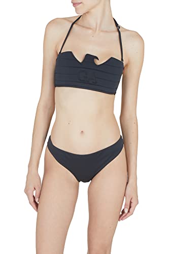 Emporio Armani Swimwear Damski strój kąpielowy Emporio Armani Laser Cut Eagle One Piece, czarny, XL, czarny, XL