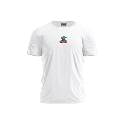 Bona Basics, Męski T-shirt z cyfrowym nadrukiem,% 100 bawełna, biały, na co dzień, męski top, rozmiar: L, biały, L