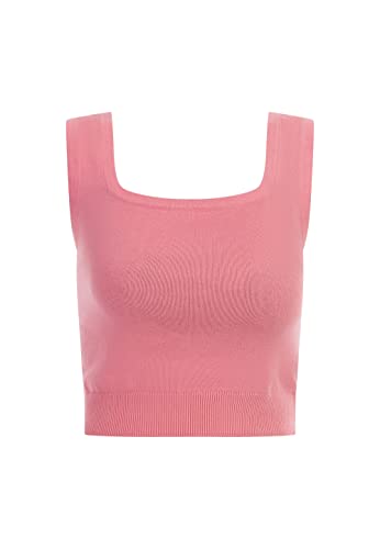 myMo Damski top z dzianiny 12426720, różowy, S, Rosa, S