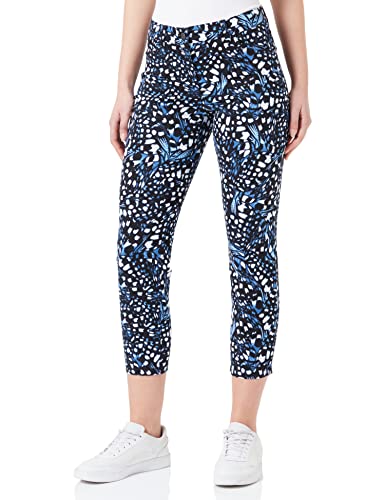 GERRY WEBER Edition Spodnie damskie 822031-66265, niebieski nadruk, 38R, Niebieski nadruk, 38