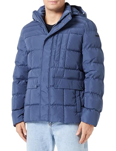 Geox Męska kurtka M Hilstone, indygo (Vintage Indigo), 52