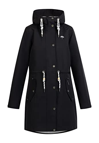 Schmuddelwedda Parka przeciwdeszczowa damska 34324771, czarny, XL