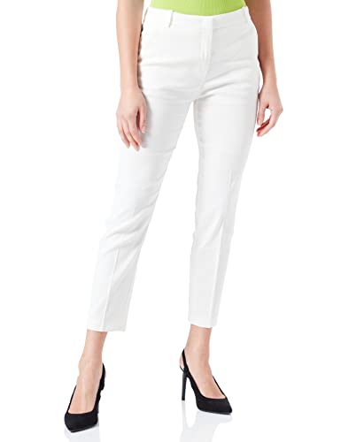 Pinko Beau damskie spodnie lniane, Z15_biały Nembo, 34