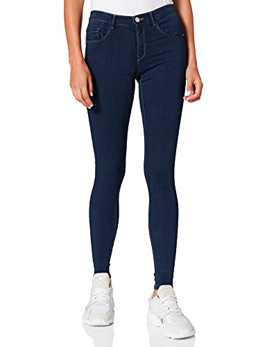 ONLY Jeansy damskie skinny fit ONLRain Reg, niebieski (Dark Blue Denim), (L) W / 30L