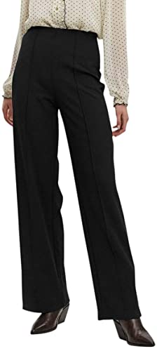 VERO MODA Vmbecky Hr Wide Pull On Pant spodnie damskie, czarny, (L) W / 32L