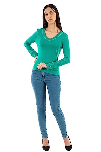 Morgan Koszulka damska, Zieleń warzywna, L