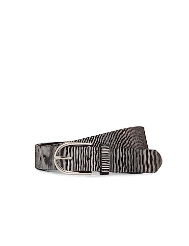 Cecil Damski pasek skórzany B580690, Black Foil, 115, Czarna folia, 115
