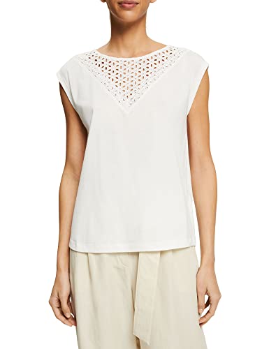 ESPRIT Collection T-shirt damski, 110/Off White, XS