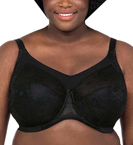 Goddess Damski biustonosz Verity Underwire Full Cup Coverage, czarny, 38HH, Czarny, 85L