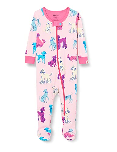 Hatley Organic Cotton Footed Sleepsuit piżamy dla dzieci i noworodka, Perfect Pups, 12-18 mesi