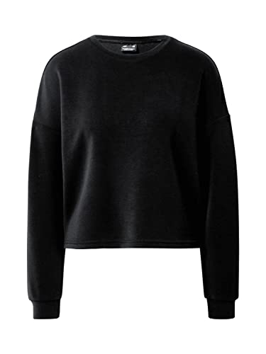 4F Damska bluza Bld039 Jeans, Głęboki Czarny-Czarny, Deep Black - Czarny, L