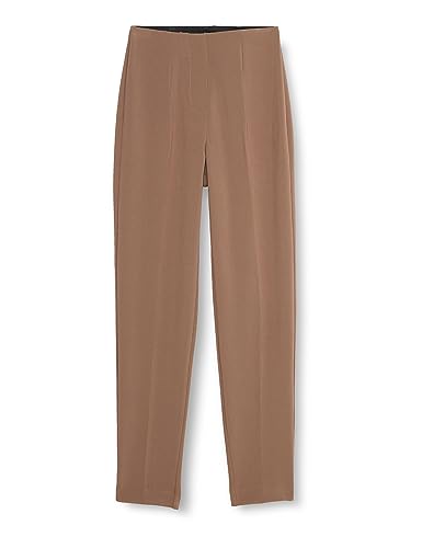 Bestseller A/S Damskie spodnie VMSANDY HR zwężane NOOS, brązowe Lentil, XS/34, Brown Lentil, (XS) W / 34L