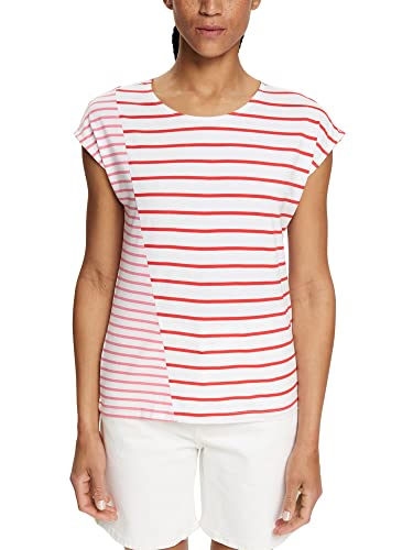 ESPRIT Collection Koszulka damska, 100 / biały, XXL