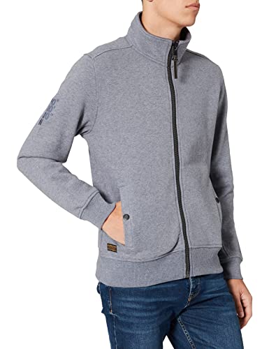 camel active Męska kurtka z dzianiny, niebieski (Night Blue), L