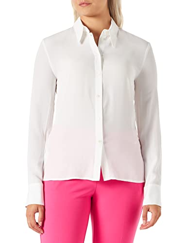 Pinko Damska koszula Claudie Crepe De Chine, Z05_biało-śnieżna, 10 (S)