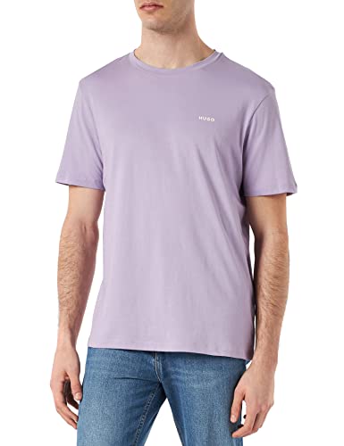 HUGO T-shirt męski, Light/Pastel Purple532, XS