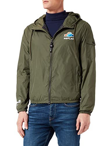 Replay Kurtka męska, 432 Dark Military, XXL